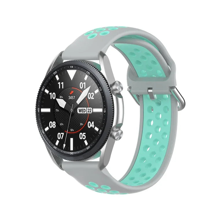 Sportarmband aus Silikon, einfarbig, Einheitsgröße 22 mm, passend für Galaxy Watch 3 (45 mm)