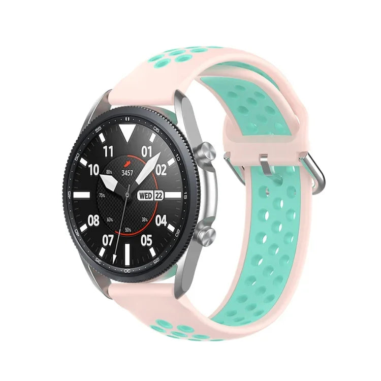 Sportarmband aus Silikon, einfarbig, Einheitsgröße 22 mm, passend für Galaxy Watch 3 (45 mm)
