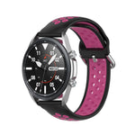 Sportarmband aus Silikon, einfarbig, Einheitsgröße 22 mm, passend für Galaxy Watch 3 (45 mm)