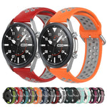 Sportarmband aus Silikon, einfarbig, Einheitsgröße 22 mm, passend für Galaxy Watch 3 (45 mm)