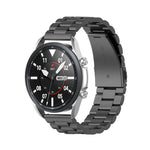 Drei Edelstahlarmbänder, abnehmbares Display und Ohrmuscheln, Größe: 22 mm, für Galaxy Watch 3 45 mm