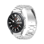 Drei Edelstahlarmbänder, abnehmbares Display und Ohrmuscheln, Größe: 22 mm, für Galaxy Watch 3 45 mm