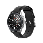Rundes Lederarmband, Größe: Einheitsgröße 22 mm, für Galaxy Watch 3 45 mm