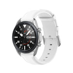 Rundes Lederarmband, Größe: Einheitsgröße 22 mm, für Galaxy Watch 3 45 mm