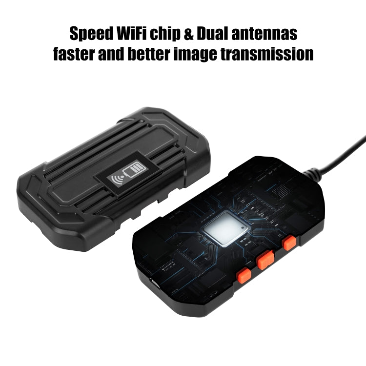 F240 3,9mm HD 1080P IP67 Wasserdichtes WiFi Direktverbindung Digitalendoskop, 2m, 5m, 10m