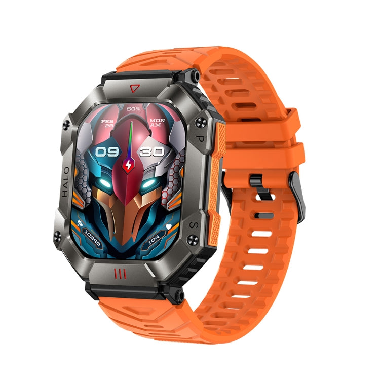 KR80 2,0 Zoll BT5.1 IP67 Sport-Smartwatch, unterstützt Bluetooth-Anrufe / Schlafüberwachung / Blutsauerstoffmessung / Herzfrequenzmessung / Blutdruckmessung