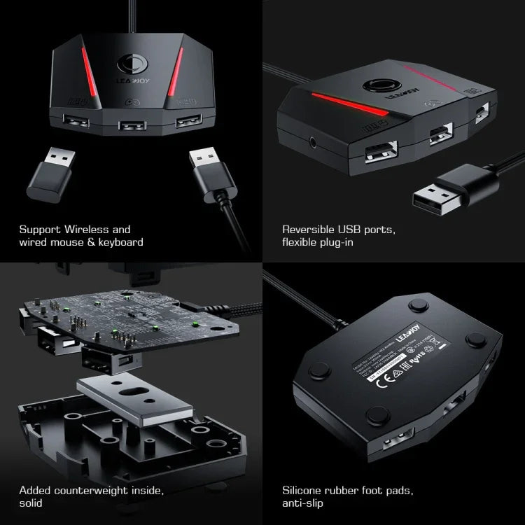 GameSir LeadJoy VX2 AimBox Tastatur-Maus-Konverter für Xbox / PS4