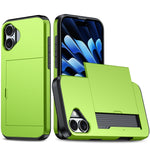 Stoßfeste Armor-Handyhülle mit Kartenfach, Für iPhone Air, Für iPhone 16 Pro Max, Für iPhone 16 Pro, Für iPhone 16 Plus