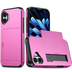 Stoßfeste Armor-Handyhülle mit Kartenfach, Für iPhone Air, Für iPhone 16 Pro Max, Für iPhone 16 Pro, Für iPhone 16 Plus