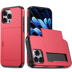 Stoßfeste Armor-Handyhülle mit Kartenfach, Für iPhone Air, Für iPhone 16 Pro Max, Für iPhone 16 Pro, Für iPhone 16 Plus