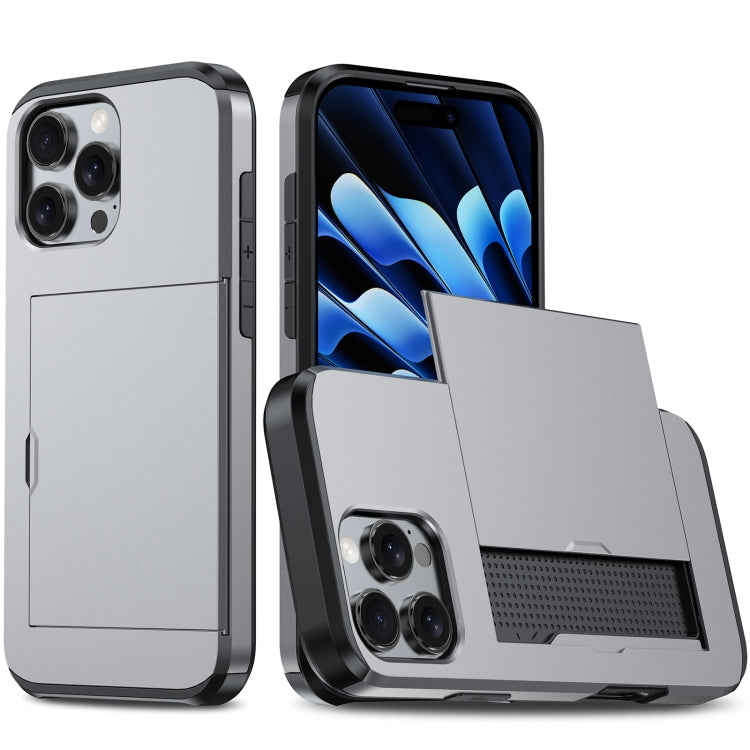 Stoßfeste Armor-Handyhülle mit Kartenfach, Für iPhone Air, Für iPhone 16 Pro Max, Für iPhone 16 Pro, Für iPhone 16 Plus