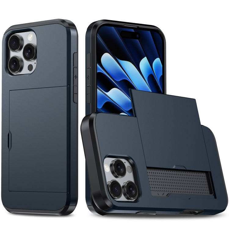 Stoßfeste Armor-Handyhülle mit Kartenfach, Für iPhone Air, Für iPhone 16 Pro Max, Für iPhone 16 Pro, Für iPhone 16 Plus