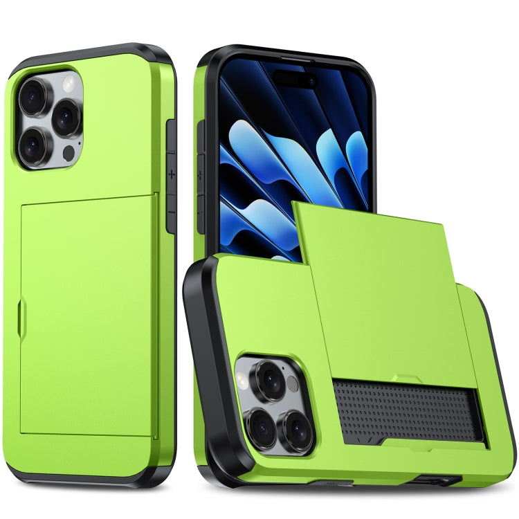 Stoßfeste Armor-Handyhülle mit Kartenfach, Für iPhone Air, Für iPhone 16 Pro Max, Für iPhone 16 Pro, Für iPhone 16 Plus