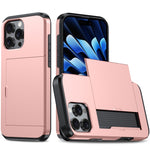 Stoßfeste Armor-Handyhülle mit Kartenfach, Für iPhone Air, Für iPhone 16 Pro Max, Für iPhone 16 Pro, Für iPhone 16 Plus