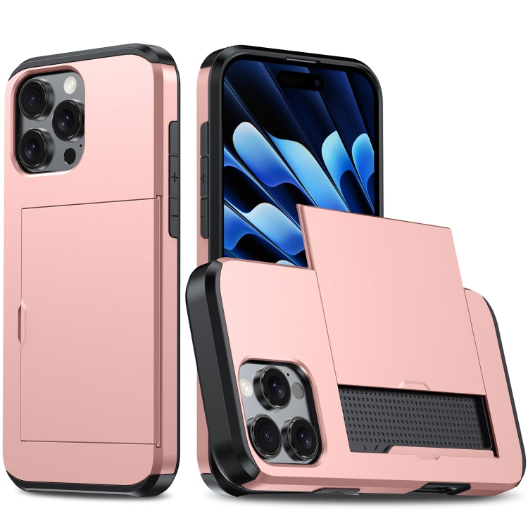 Stoßfeste Armor-Handyhülle mit Kartenfach, Für iPhone Air, Für iPhone 16 Pro Max, Für iPhone 16 Pro, Für iPhone 16 Plus