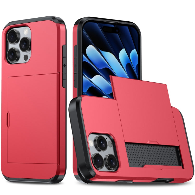 Stoßfeste Armor-Handyhülle mit Kartenfach, Für iPhone Air, Für iPhone 16 Pro Max, Für iPhone 16 Pro, Für iPhone 16 Plus