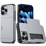 Stoßfeste Armor-Handyhülle mit Kartenfach, Für iPhone Air, Für iPhone 16 Pro Max, Für iPhone 16 Pro, Für iPhone 16 Plus