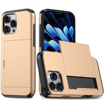 Stoßfeste Armor-Handyhülle mit Kartenfach, Für iPhone Air, Für iPhone 16 Pro Max, Für iPhone 16 Pro, Für iPhone 16 Plus