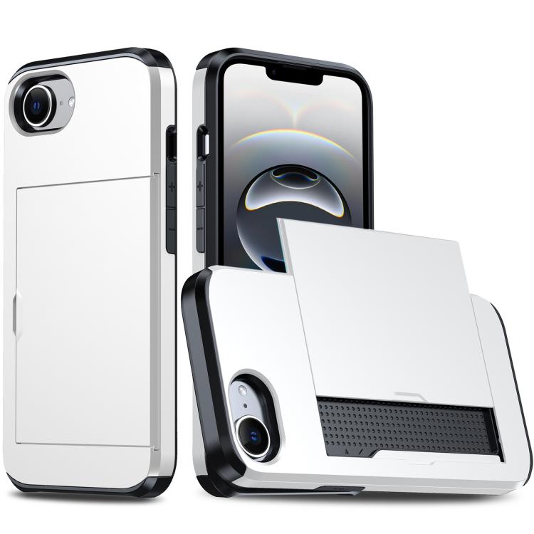 Stoßfeste Armor-Handyhülle mit Kartenfach, Für iPhone 17e / 16e, Für iPhone 17 Pro Max, Für iPhone 17 Pro, Für iPhone 17