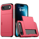 Stoßfeste Armor-Handyhülle mit Kartenfach, Für iPhone Air, Für iPhone 16 Pro Max, Für iPhone 16 Pro, Für iPhone 16 Plus