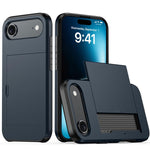 Stoßfeste Armor-Handyhülle mit Kartenfach, Für iPhone Air, Für iPhone 16 Pro Max, Für iPhone 16 Pro, Für iPhone 16 Plus