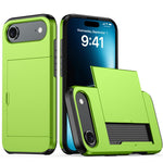 Stoßfeste Armor-Handyhülle mit Kartenfach, Für iPhone Air, Für iPhone 16 Pro Max, Für iPhone 16 Pro, Für iPhone 16 Plus