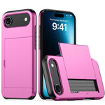 Stoßfeste Armor-Handyhülle mit Kartenfach, Für iPhone Air, Für iPhone 16 Pro Max, Für iPhone 16 Pro, Für iPhone 16 Plus