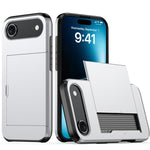 Stoßfeste Armor-Handyhülle mit Kartenfach, Für iPhone Air, Für iPhone 16 Pro Max, Für iPhone 16 Pro, Für iPhone 16 Plus