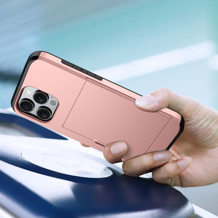 Stoßfeste Armor-Handyhülle mit Kartenfach, Für iPhone Air, Für iPhone 16 Pro Max, Für iPhone 16 Pro, Für iPhone 16 Plus