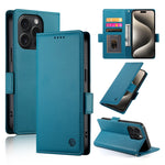 Side Buckle Magnetic Frosted Leather Phone Case, For iPhone 16 Pro, For iPhone 16 Plus, For iPhone 16, For iPhone 15 Pro Max, For iPhone 15 Pro, For iPhone 15 Plus
