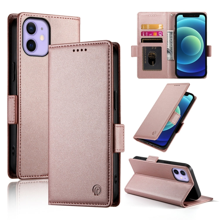 Handyhülle aus mattiertem Leder mit seitlicher Magnetschnalle, für iPhone 12 mini, für iPhone 11 Pro Max, für iPhone 11, für iPhone 11 Pro, für iPhone X / XS, für iPhone XR