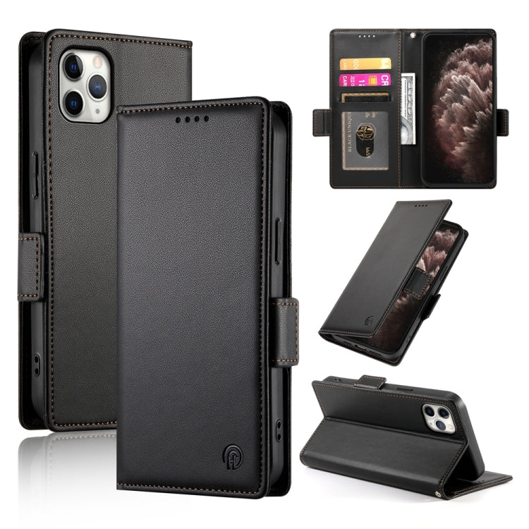 Side Buckle Magnetic Frosted Leather Phone Case, For iPhone 12 mini, For iPhone 11 Pro Max, For iPhone 11, For iPhone 11 Pro, For iPhone X / XS, For iPhone XR