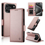 Side Buckle Magnetic Frosted Leather Phone Case, For iPhone 17e / 16e, For iPhone 17 Pro Max, For iPhone 17 Pro, For iPhone 17, For iPhone Air, For iPhone 16 Pro Max