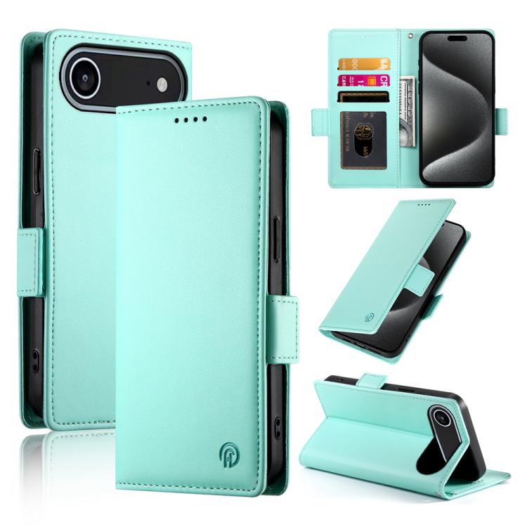 Side Buckle Magnetic Frosted Leather Phone Case, For iPhone 17e / 16e, For iPhone 17 Pro Max, For iPhone 17 Pro, For iPhone 17, For iPhone Air, For iPhone 16 Pro Max