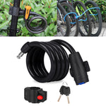 Fahrrad Tragbares Diebstahlsicheres Schloss Stahlkabelschloss mit Schlossrahmen, Stil A 100cm Schwarz, Stil A 120cm Schwarz, Stil B 100cm Schwarz, Stil B 120cm Schwarz, Stil B 150cm Schwarz