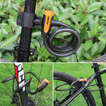 Fahrrad Tragbares Diebstahlsicheres Schloss Stahlkabelschloss mit Schlossrahmen, Stil A 100cm Schwarz, Stil A 120cm Schwarz, Stil B 100cm Schwarz, Stil B 120cm Schwarz, Stil B 150cm Schwarz