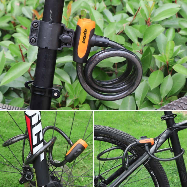 Fahrrad Tragbares Diebstahlsicheres Schloss Stahlkabelschloss mit Schlossrahmen, Stil A 100cm Schwarz, Stil A 120cm Schwarz, Stil B 100cm Schwarz, Stil B 120cm Schwarz, Stil B 150cm Schwarz