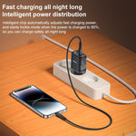 Yesido YC69 30W USB + Dual USB-C / Typ-C Ladegerät mit Digitalanzeige, Spezifikation: EU-Stecker, YC69