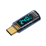 Type-C Male to Type-C Female 240W Full-featured Adapter with Digital Display