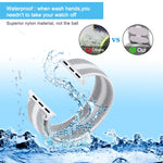 Nylon-Schlaufenarmband, Für Apple Watch Series 8&7 41mm / SE 2&6&SE&5&4 40mm / 3&2&1 38mm, Für Apple Watch Ultra 49mm / Series 8&7 45mm / SE 2&6&SE&5&4 44mm / 3&2&1 42mm, Für Apple Watch Series 7 45mm / 6 & SE & 5 & 4 44mm / 3 & 2 & 1 42mm