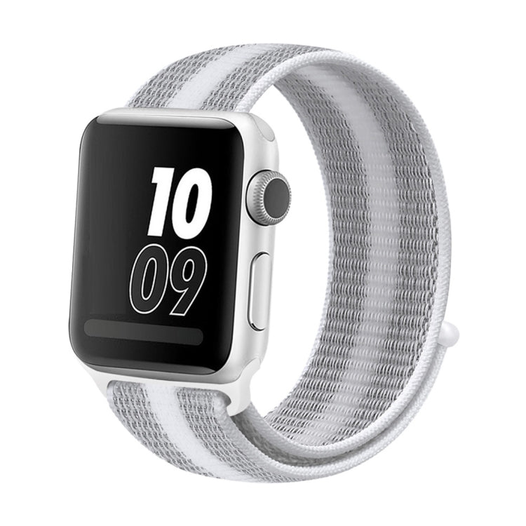 Nylon-Schlaufenarmband, Für Apple Watch Series 8&7 41mm / SE 2&6&SE&5&4 40mm / 3&2&1 38mm, Für Apple Watch Ultra 49mm / Series 8&7 45mm / SE 2&6&SE&5&4 44mm / 3&2&1 42mm, Für Apple Watch Series 7 45mm / 6 & SE & 5 & 4 44mm / 3 & 2 & 1 42mm