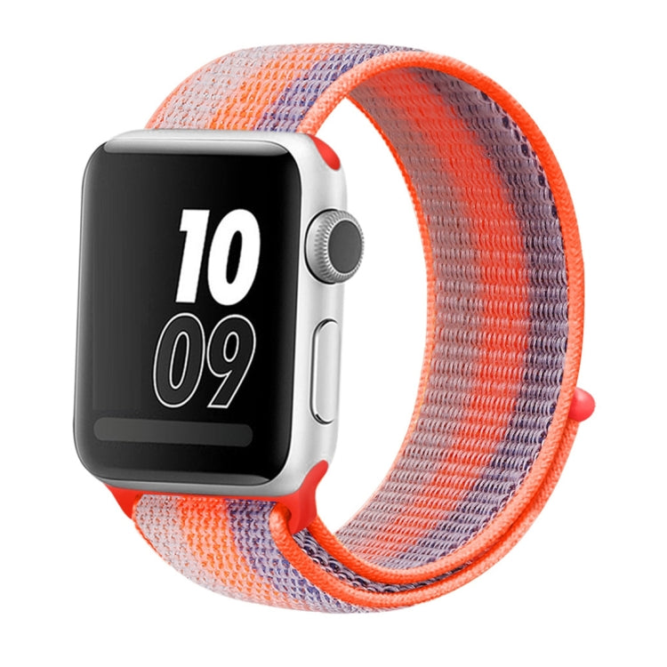Nylon-Schlaufenarmband, Für Apple Watch Series 8&7 41mm / SE 2&6&SE&5&4 40mm / 3&2&1 38mm, Für Apple Watch Ultra 49mm / Series 8&7 45mm / SE 2&6&SE&5&4 44mm / 3&2&1 42mm, Für Apple Watch Series 7 45mm / 6 & SE & 5 & 4 44mm / 3 & 2 & 1 42mm