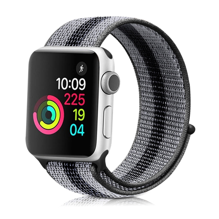 Nylon-Schlaufenarmband, Für Apple Watch Series 8&7 41mm / SE 2&6&SE&5&4 40mm / 3&2&1 38mm, Für Apple Watch Ultra 49mm / Series 8&7 45mm / SE 2&6&SE&5&4 44mm / 3&2&1 42mm, Für Apple Watch Series 7 45mm / 6 & SE & 5 & 4 44mm / 3 & 2 & 1 42mm