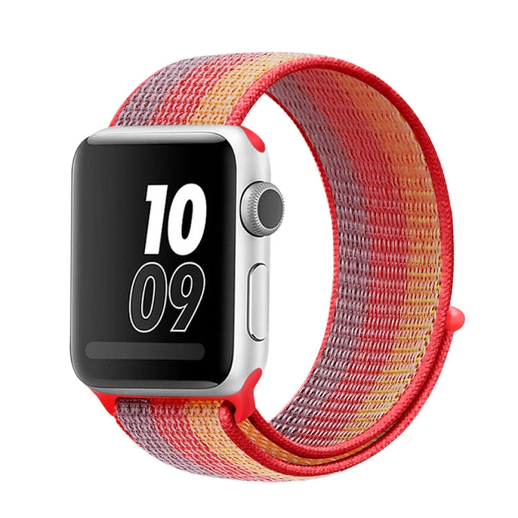 Nylon-Schlaufenarmband, Für Apple Watch Series 8&7 41mm / SE 2&6&SE&5&4 40mm / 3&2&1 38mm, Für Apple Watch Ultra 49mm / Series 8&7 45mm / SE 2&6&SE&5&4 44mm / 3&2&1 42mm, Für Apple Watch Series 7 45mm / 6 & SE & 5 & 4 44mm / 3 & 2 & 1 42mm
