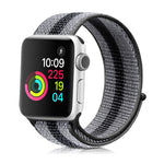 Nylon-Schlaufenarmband, Für Apple Watch Series 8&7 41mm / SE 2&6&SE&5&4 40mm / 3&2&1 38mm, Für Apple Watch Ultra 49mm / Series 8&7 45mm / SE 2&6&SE&5&4 44mm / 3&2&1 42mm, Für Apple Watch Series 7 45mm / 6 & SE & 5 & 4 44mm / 3 & 2 & 1 42mm