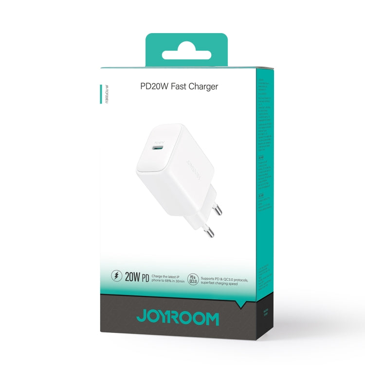 JOYROOM JR-TCF20 PD20W USB-C / Typ-C Port Ladegerät, EU Stecker