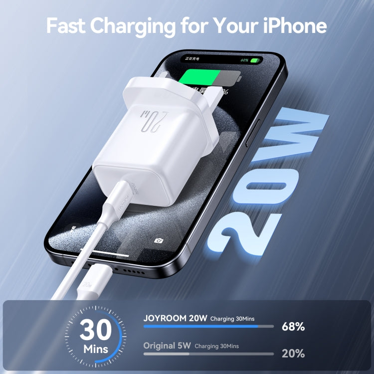 JOYROOM JR-TCF20 PD20W USB-C / Typ-C Port Ladegerät, UK Stecker