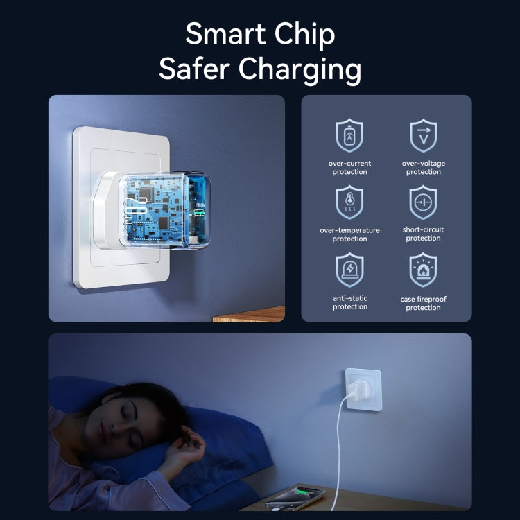 JOYROOM JR-TCF20 PD20W USB-C / Typ-C Port Ladegerät, UK Stecker