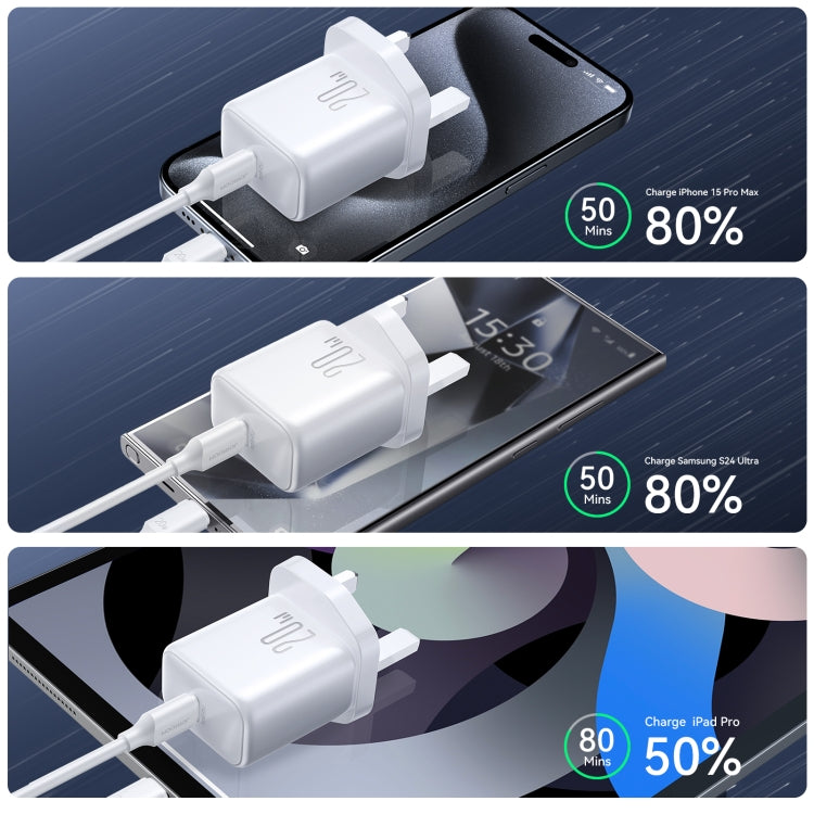 JOYROOM JR-TCF20 PD20W USB-C / Typ-C Port Ladegerät, UK Stecker