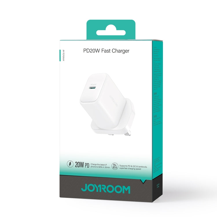 JOYROOM JR-TCF20 PD20W USB-C / Typ-C Port Ladegerät, UK Stecker